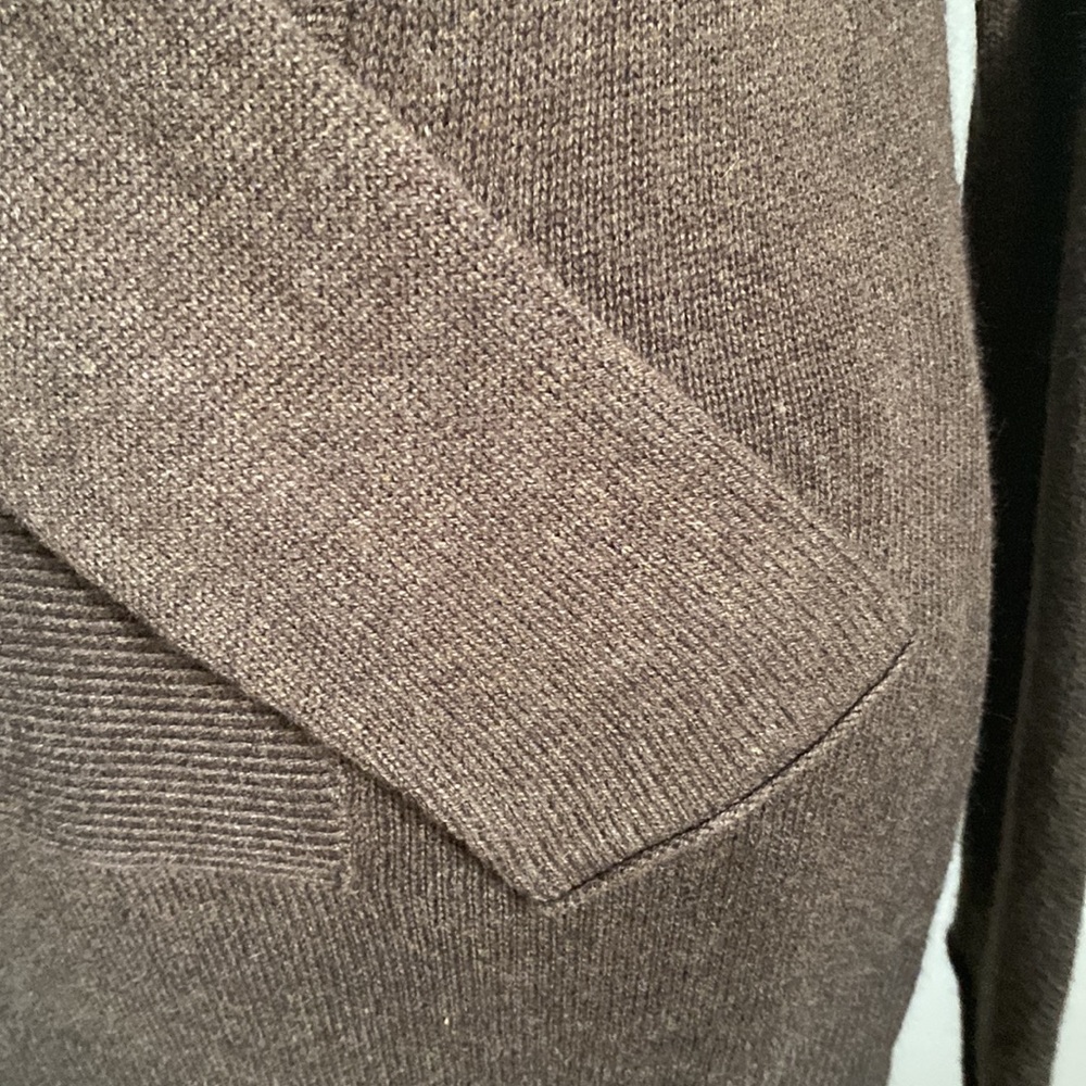 Vintage Banana Republic Women’s Long Wide Collar Surplice Angora Blend Sweater - Picture 5 of 8